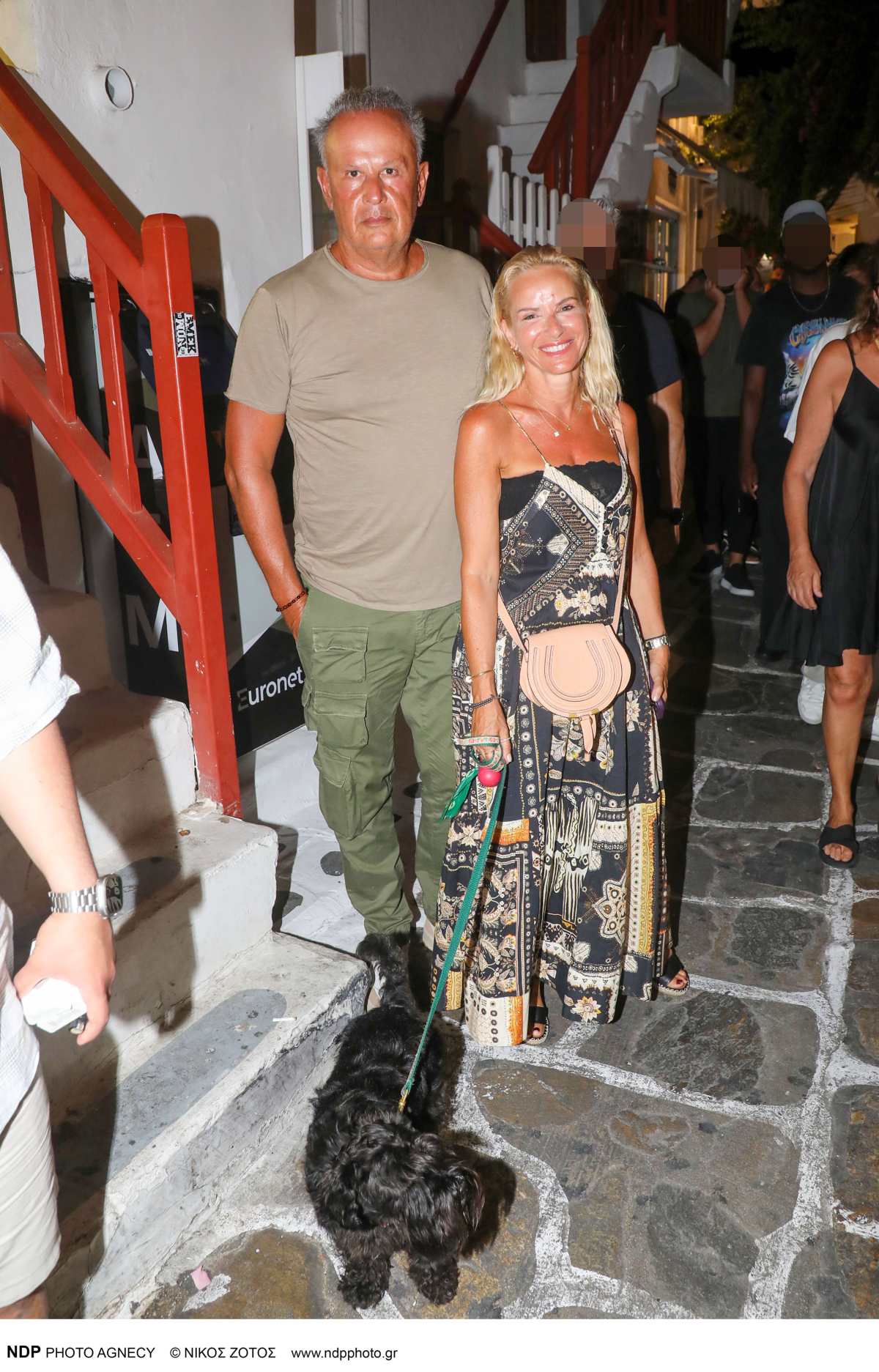 Η Μαρία Μπεκατώρου και ο Αντώνης Αλεβιζόπουλος στη Μύκονο