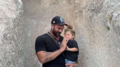 Ο Δημήτρης Αλεξάνδρου με τον γιο του, Πάρη