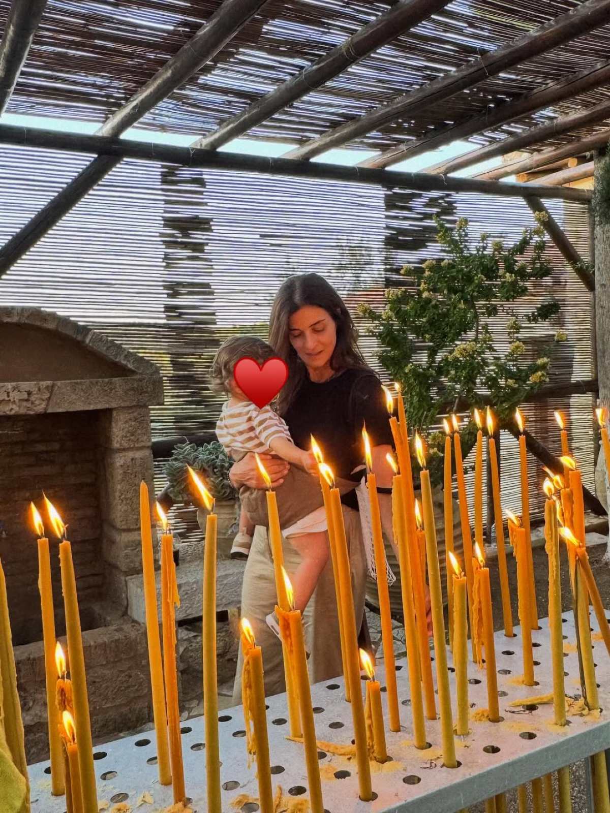 Η Αντιγόνη Κουλουκάκου με το γιο της