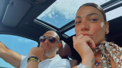 Η Ήβη Αδάμου με τον Μιχάλη Κουινέλη