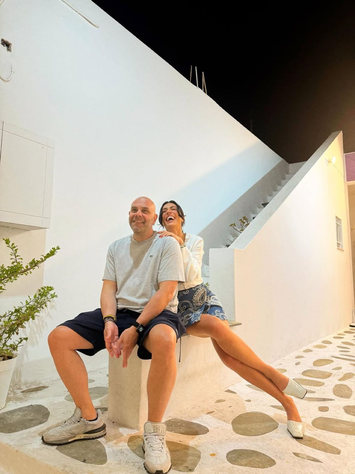 Η Ήβη Αδάμου και ο Μιχάλης Κουινέλης στις διακοπές τους