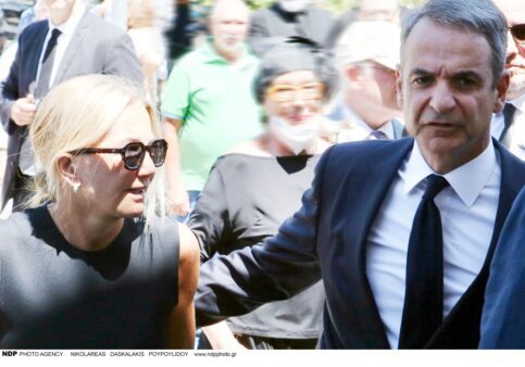 Ο Κυριάκος Μητσοτάκης με τη σύζυγό του, Μαρέβα