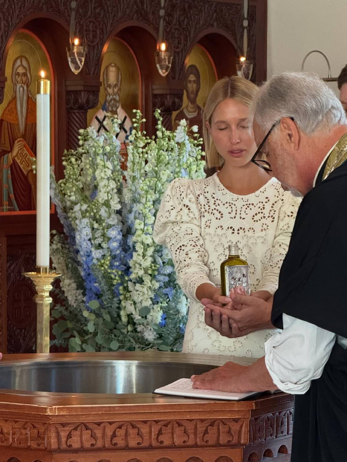 Νονά η Μαρία-Ολυμπία Ντε Γκρες