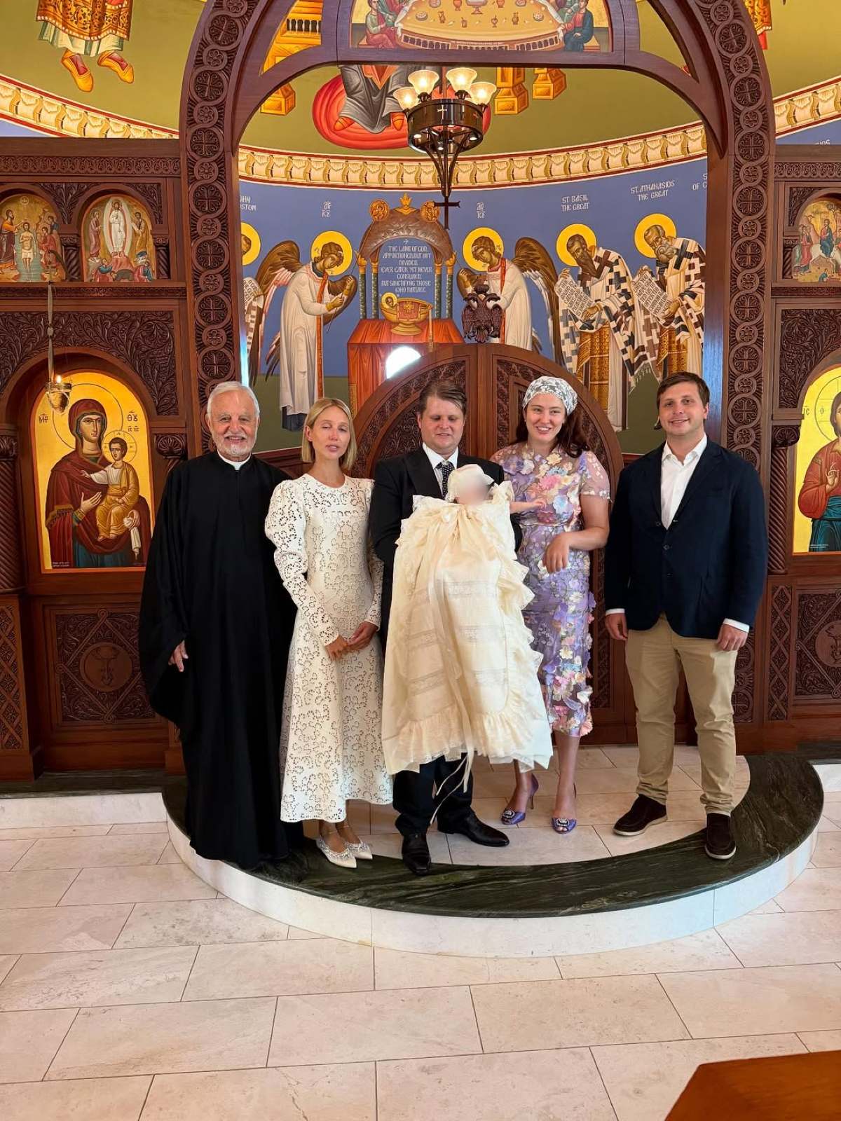 Νονά η Μαρία-Ολυμπία Ντε Γκρες