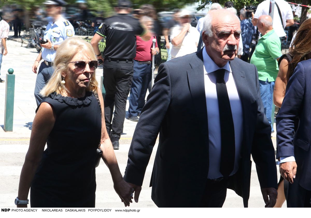 Ο Βαγγέλης Μεϊμαράκης με τη σύζυγό του, Ιωάννα Κολοκοτά