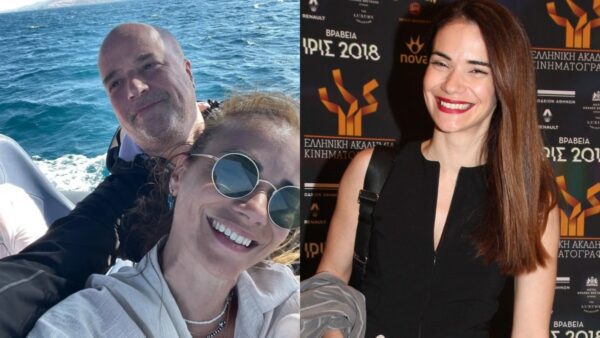 Άννα Μπουσδούκου με σύζυγο