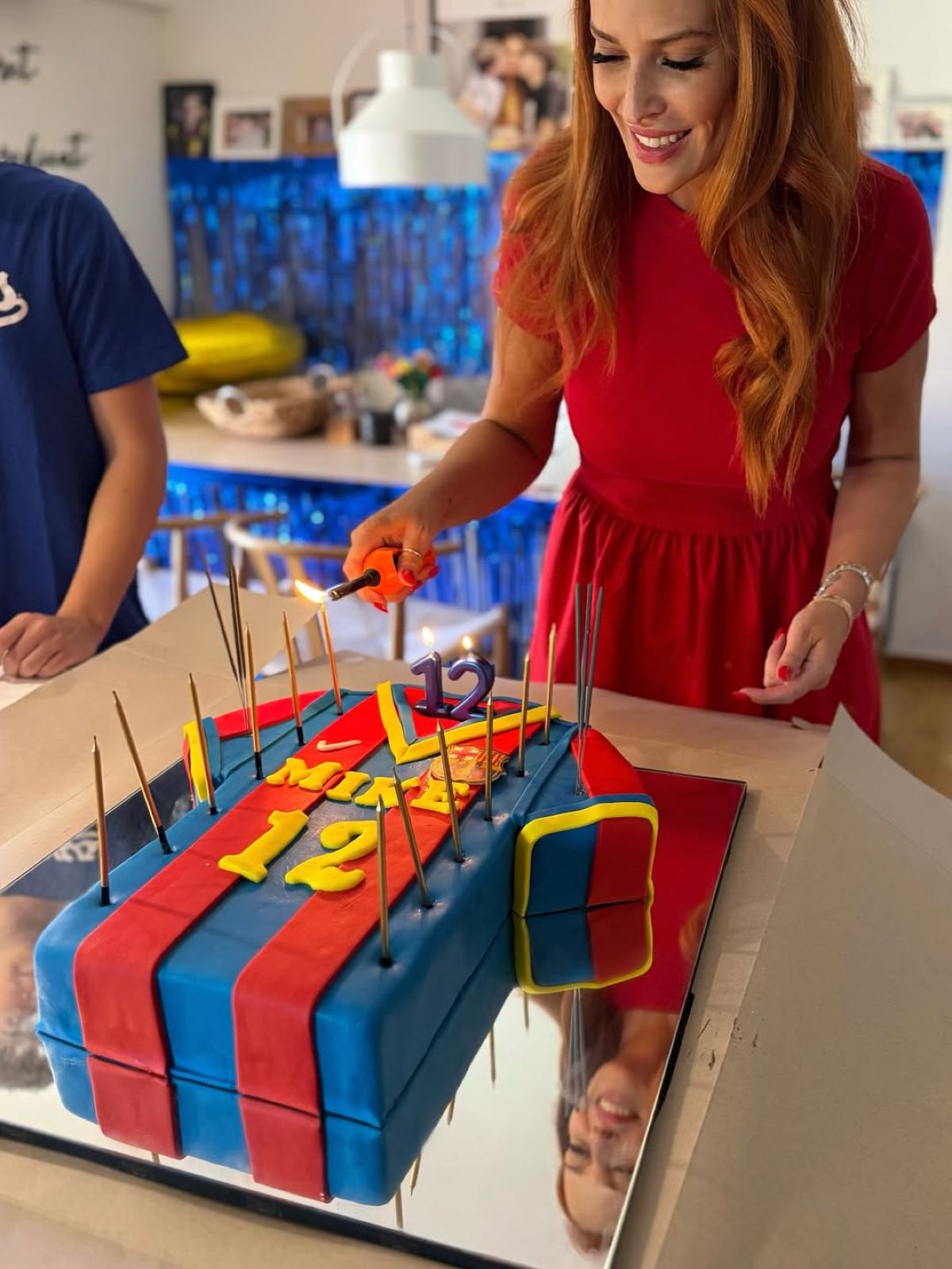 Στιγμιότυπα που ανέβασε η Σίσσυ Χρηστίδου από τα γενέθλια του γιου της