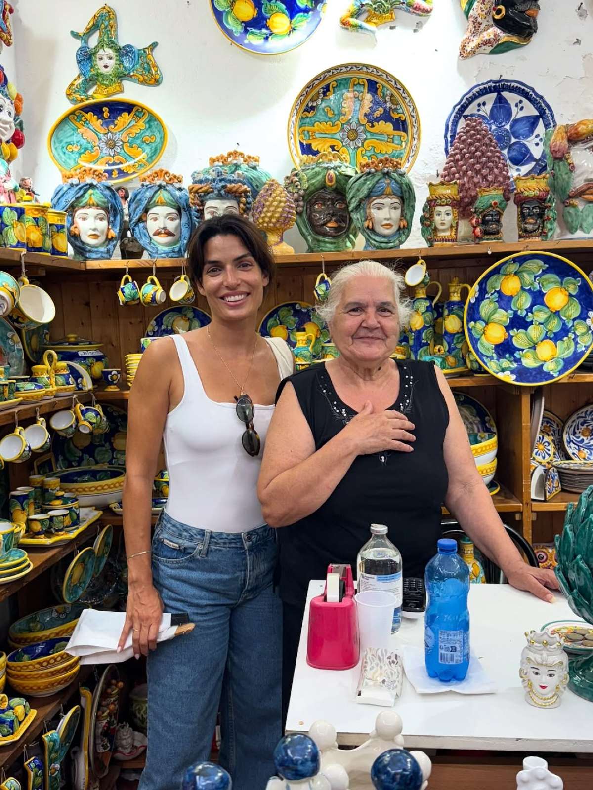 Η Τόνια Σωτηροπούλου στη Σικελία