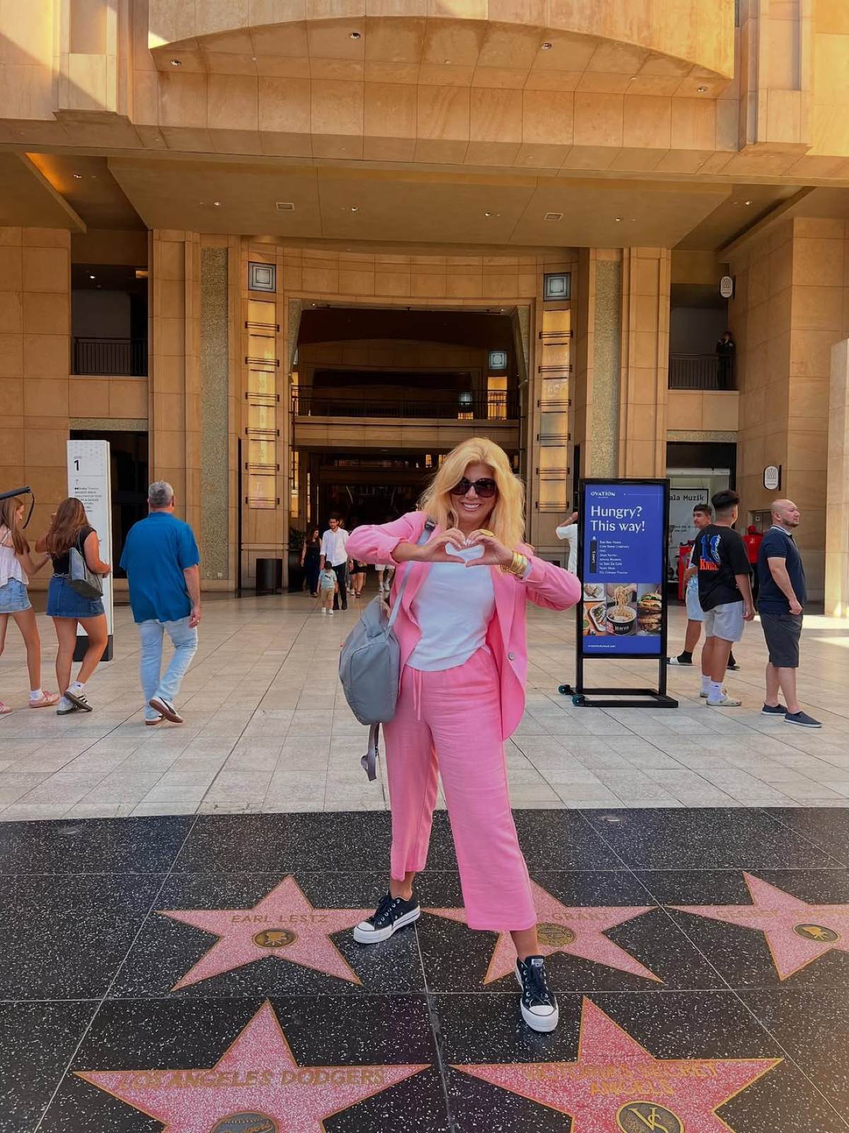 Η Ζήνα Κουτσελίνη στο Λος Άντζελες