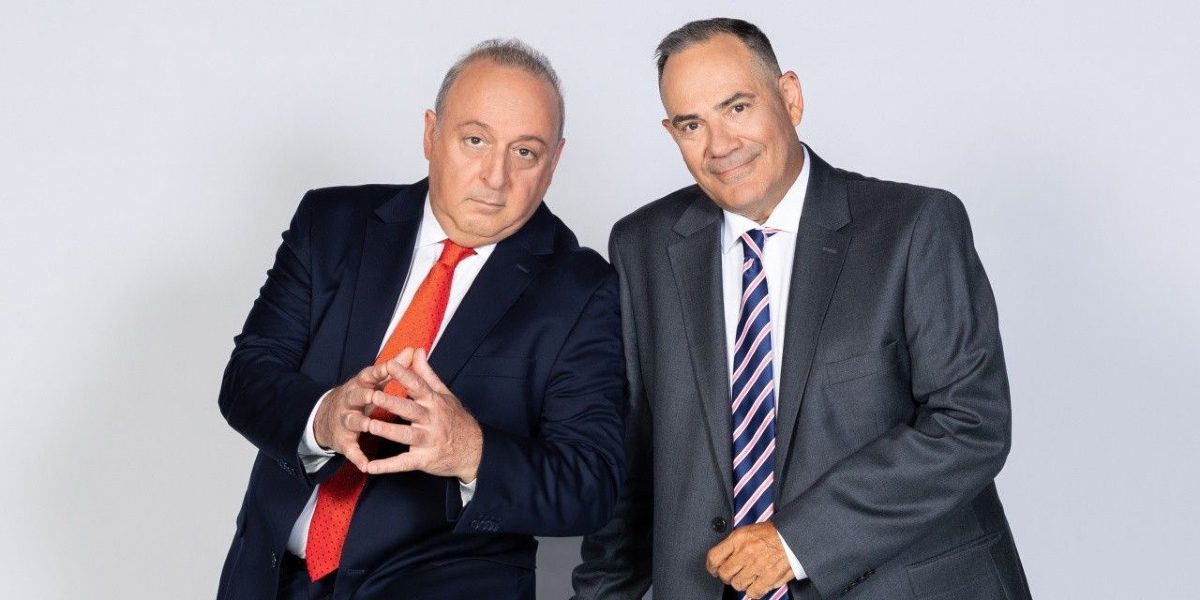 Ο Δημήτρης Καμπουράκης και ο Βαγγέλης Γιακουμής