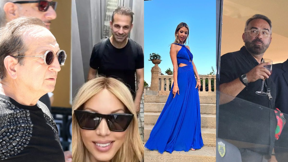 Ο Σπύρος Μπιμπίλας, η Αλεξάνδρα Νικολαΐδου και ο Ντέμης και ο Γρηγόρης Γκουντάρας