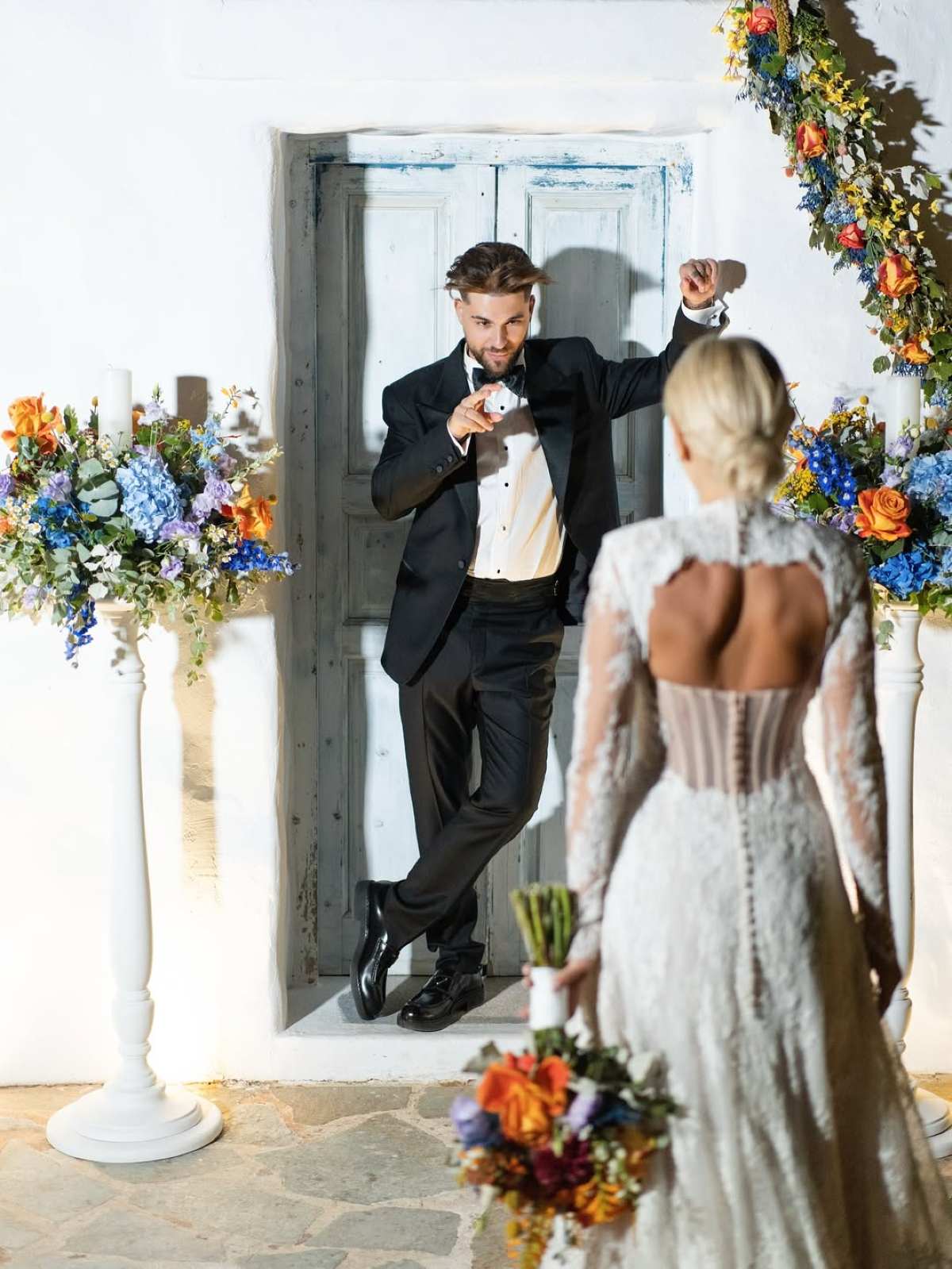 Η Αλεξία Κεφαλά και ο FY στον γάμο τους