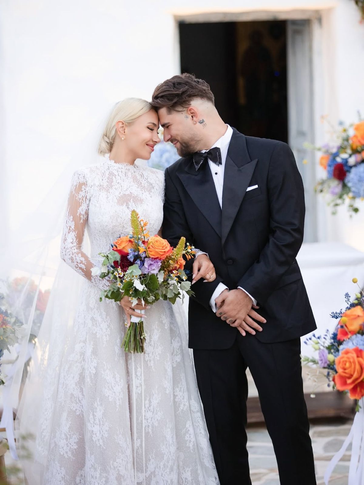 Η Αλεξία Κεφαλά και ο FY στον γάμο τους