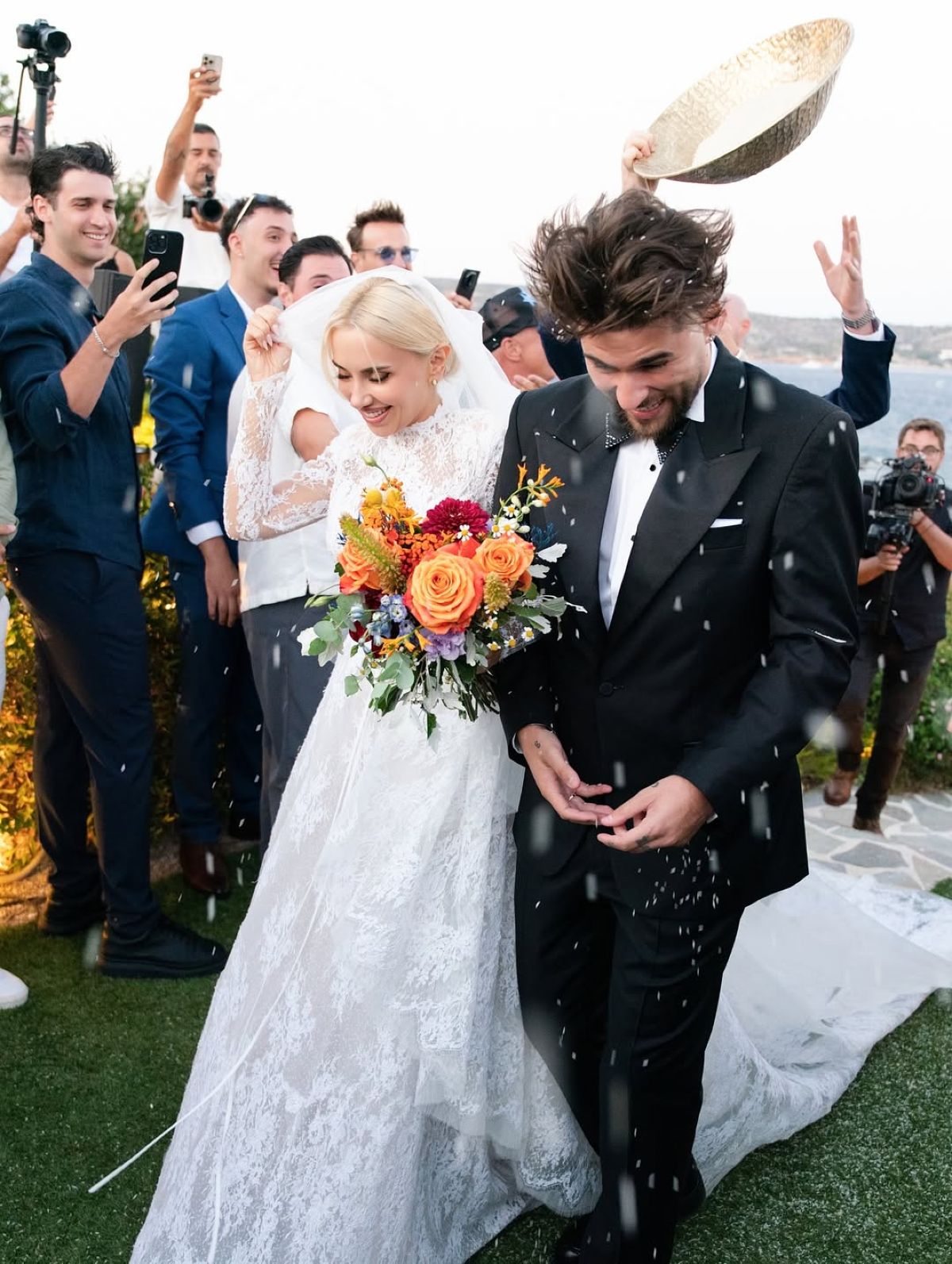 Η Αλεξία Κεφαλά και ο FY στον γάμο τους