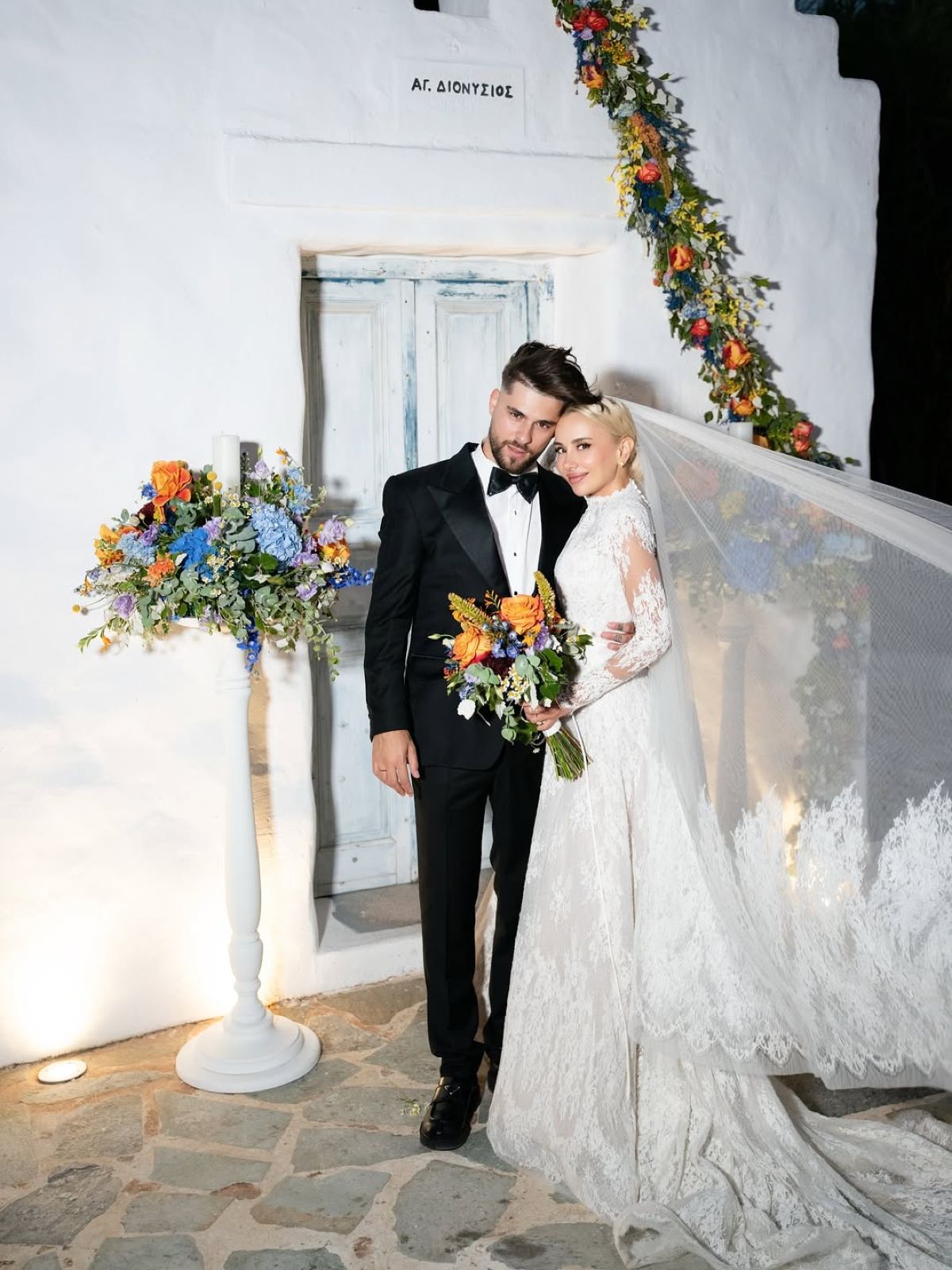 Η Αλεξία Κεφαλά και ο FY στον γάμο τους