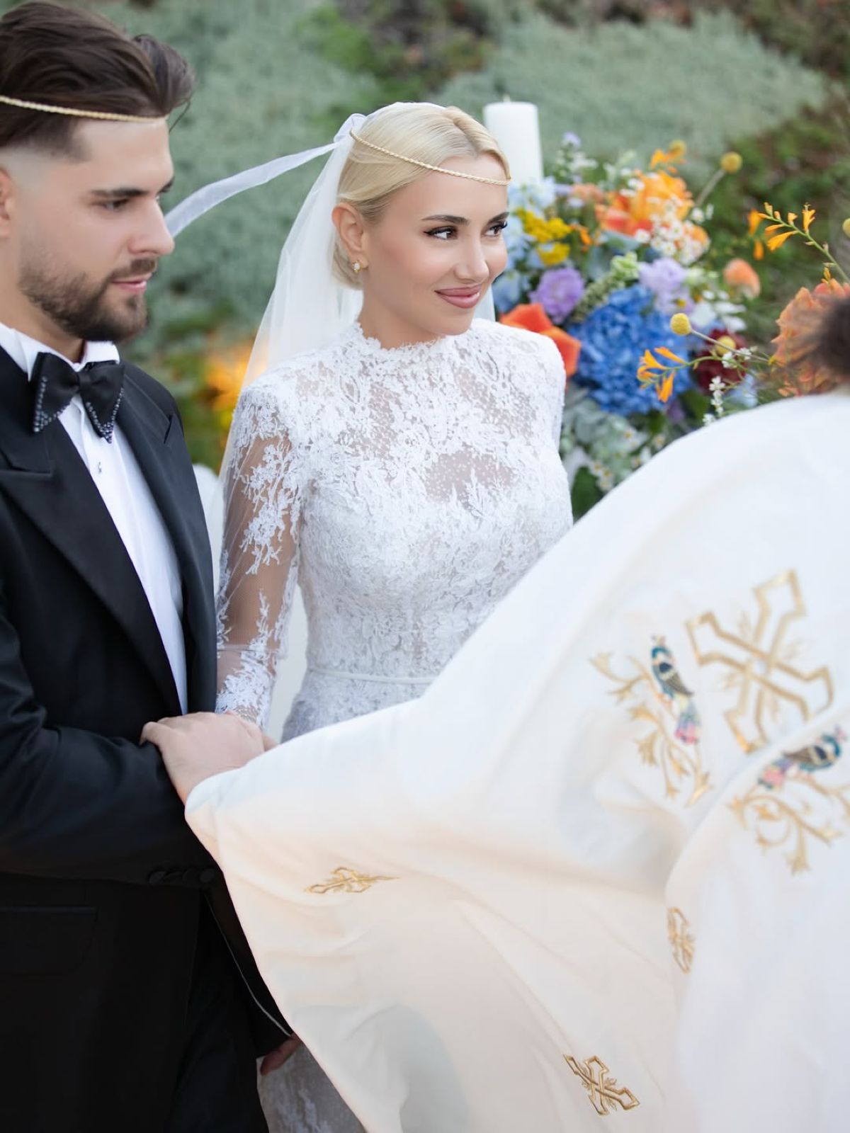 Η Αλεξία Κεφαλά και ο FY στον γάμο τους