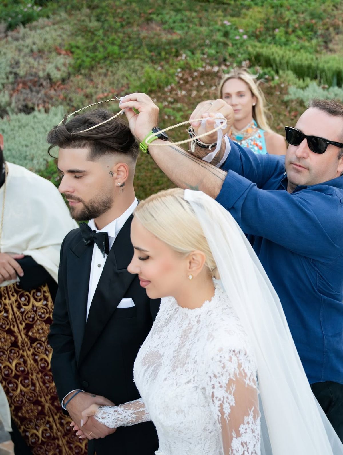 Η Αλεξία Κεφαλά και ο FY στον γάμο τους