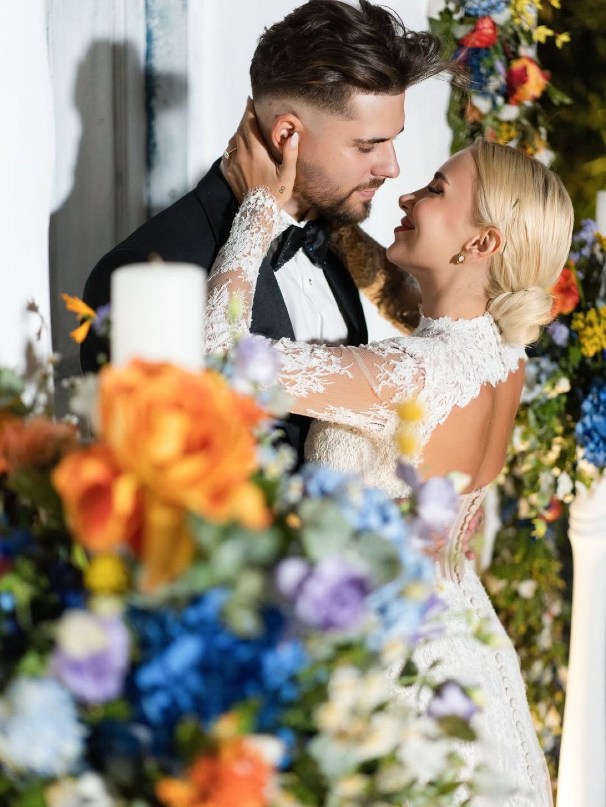 Η Αλεξία Κεφαλά και ο FY στον γάμο τους