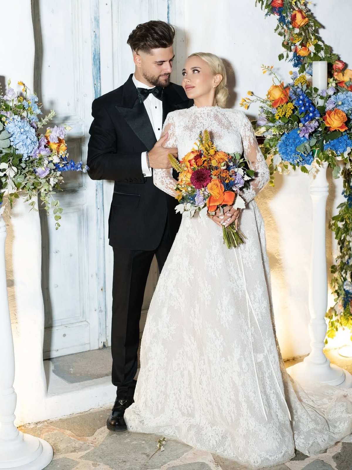 Η Αλεξία Κεφαλά και ο FY στον γάμο τους