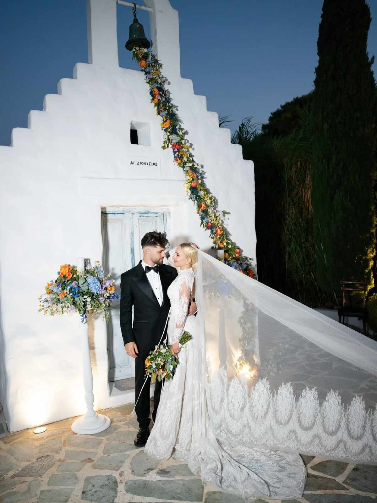 Η Αλεξία Κεφαλά και ο FY στον γάμο τους