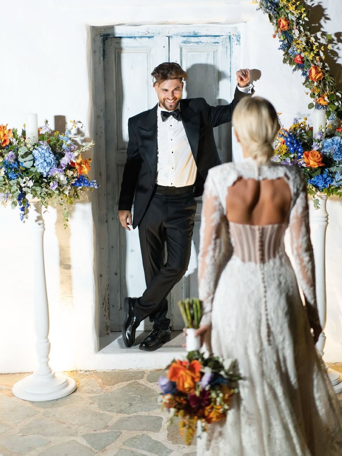 Η Αλεξία Κεφαλά και ο FY στον γάμο τους