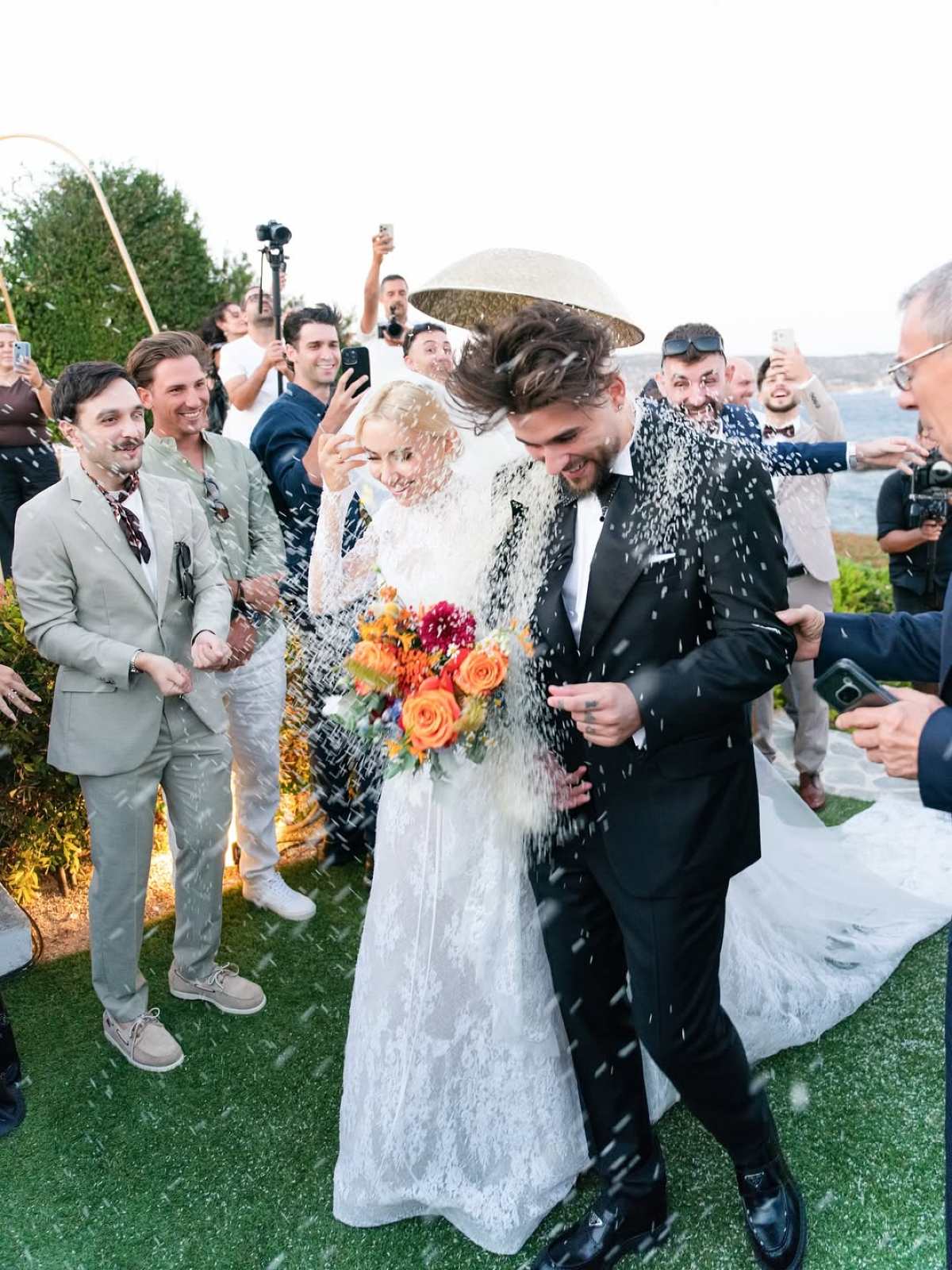 Η Αλεξία Κεφαλά και ο FY στον γάμο τους