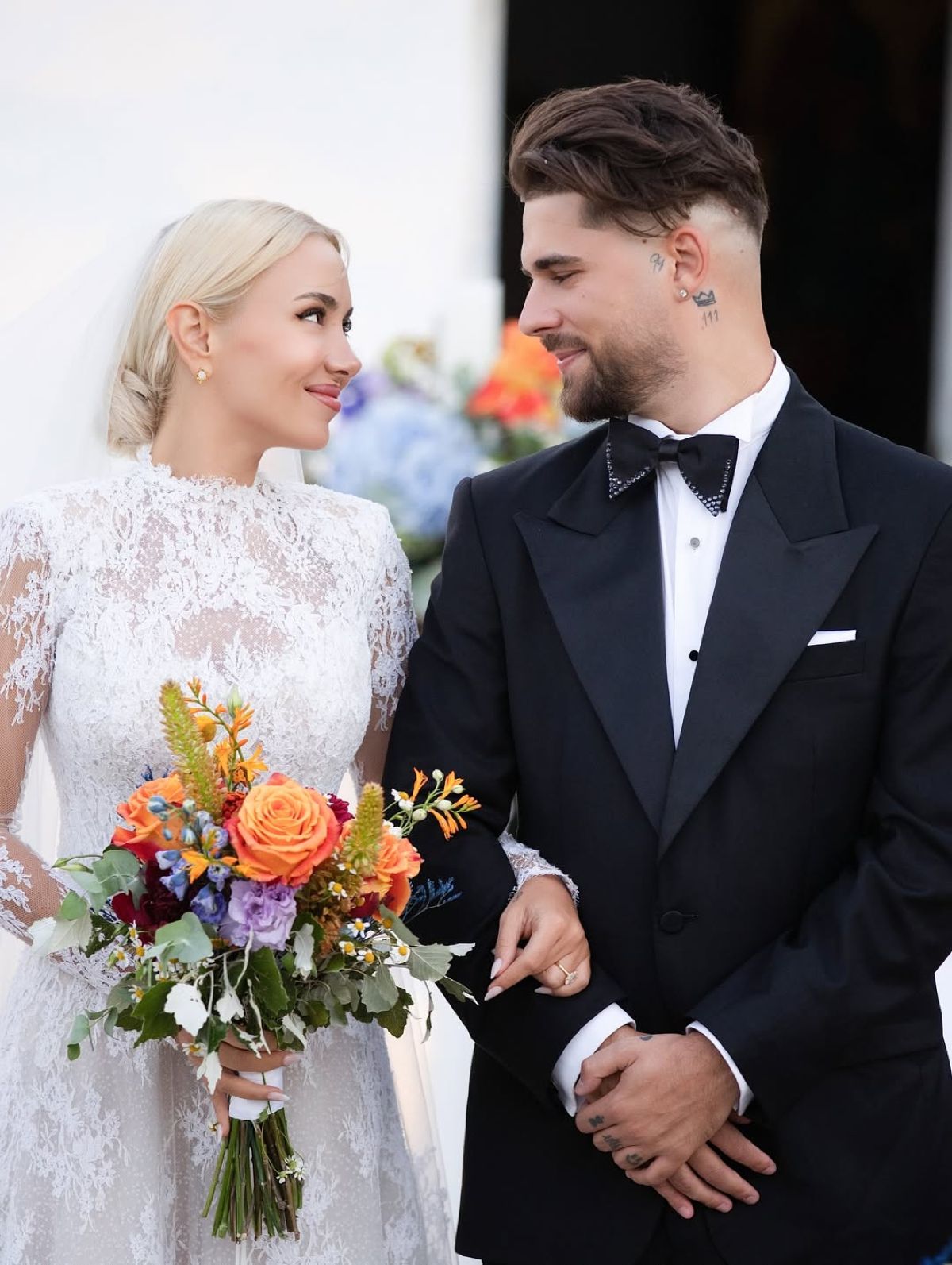 Η Αλεξία Κεφαλά και ο FY στον γάμο τους