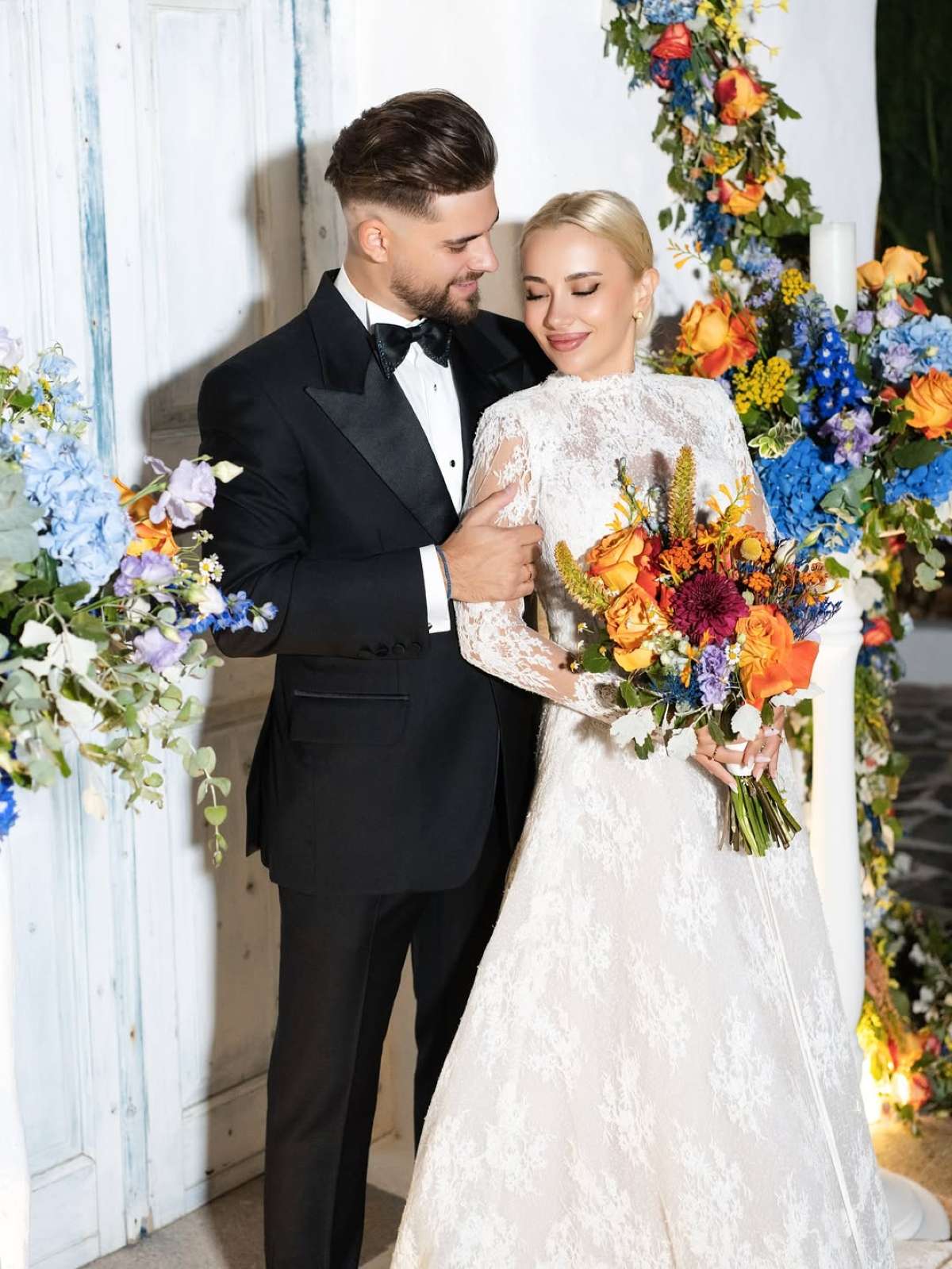 Η Αλεξία Κεφαλά και ο FY στον γάμο τους