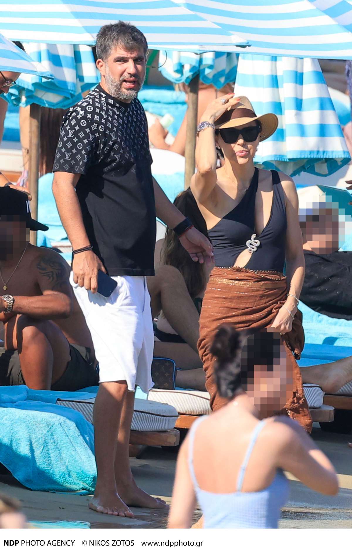 Η Σίσσυ Φειδά και ο Γιώργος Ανδρίτσος στη Μύκονο