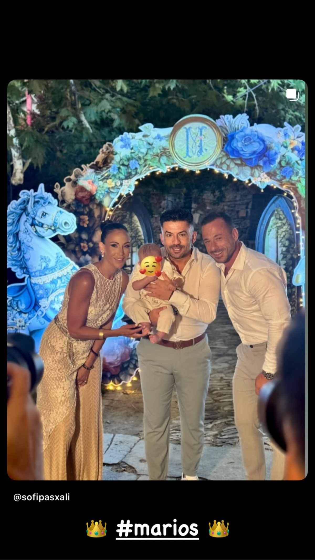 Η βάπτιση του γιου της Ανθής Βούλγαρη