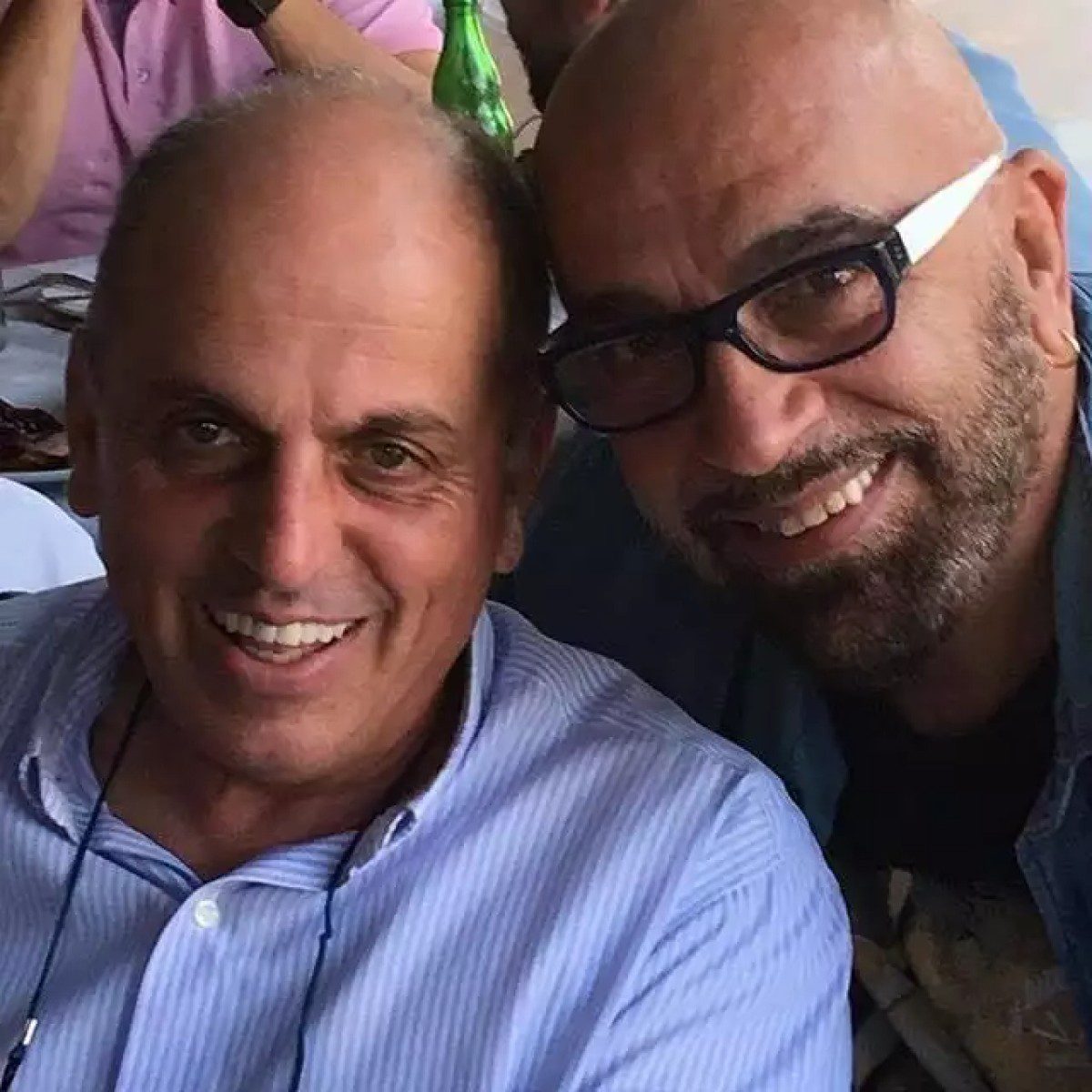 Ο Γιάννης Ζουγανέλης με τον αδερφό του