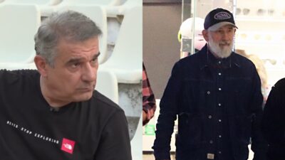 Ο Κώστας Αποστολάκης και ο Πέτρος Φιλιππίδης