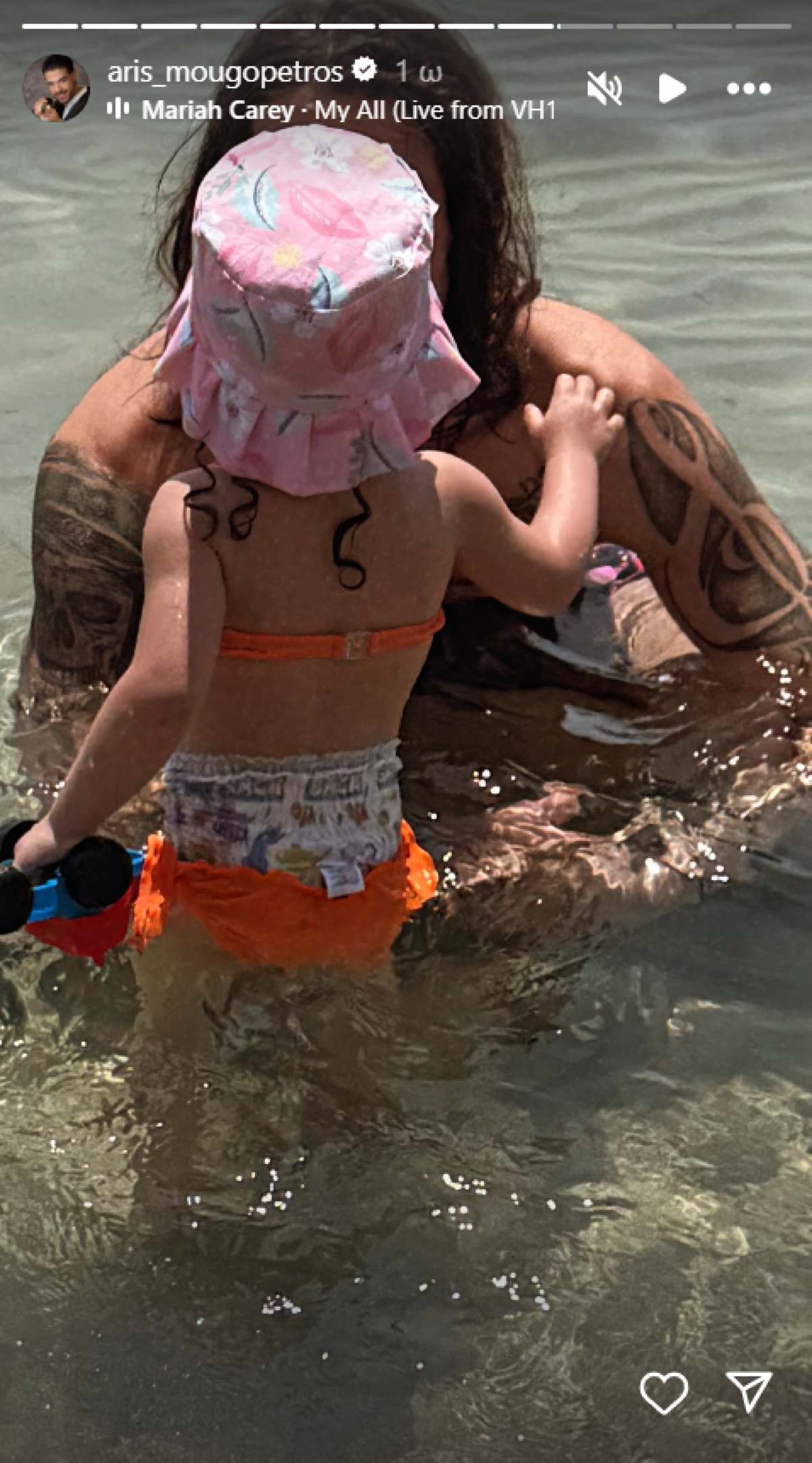 Η ανάρτηση του Άρη Μουγκοπέτρου στο Instagram