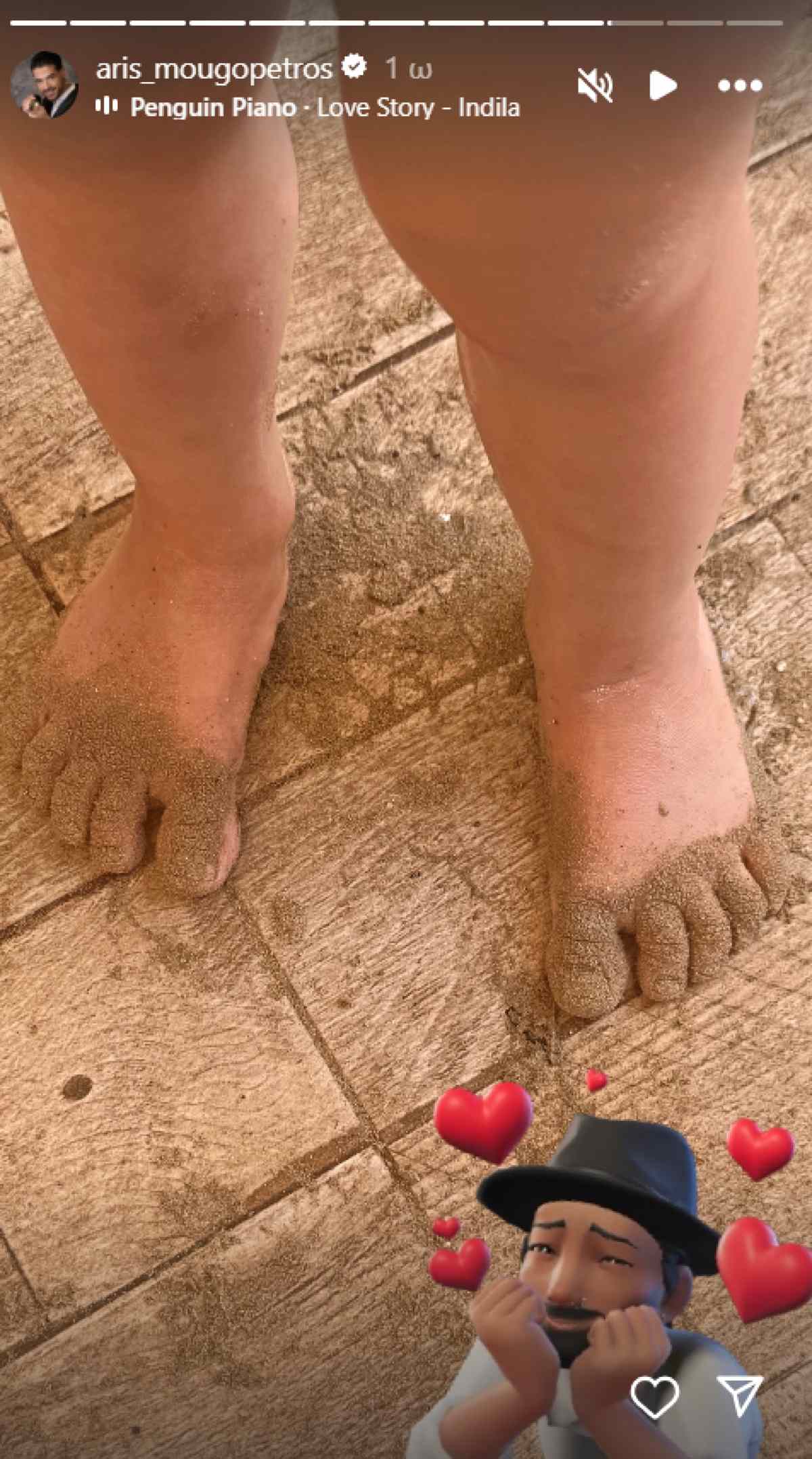 Η ανάρτηση του Άρη Μουγκοπέτρου στο Instagram