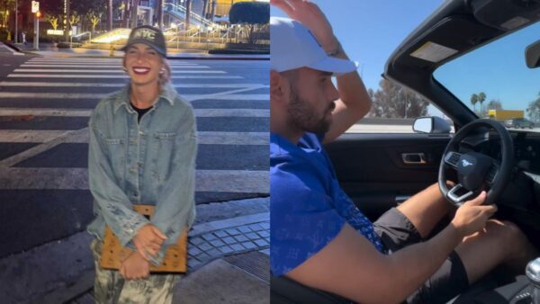 Η Κατερίνα Δαλάκα και ο Θέμης Αμβροσιάδης στο Λος Άντζελες