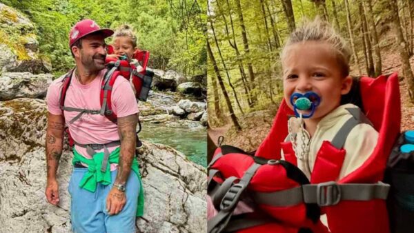 Ο Δημήτρης Αλεξάνδρου με τον γιο του