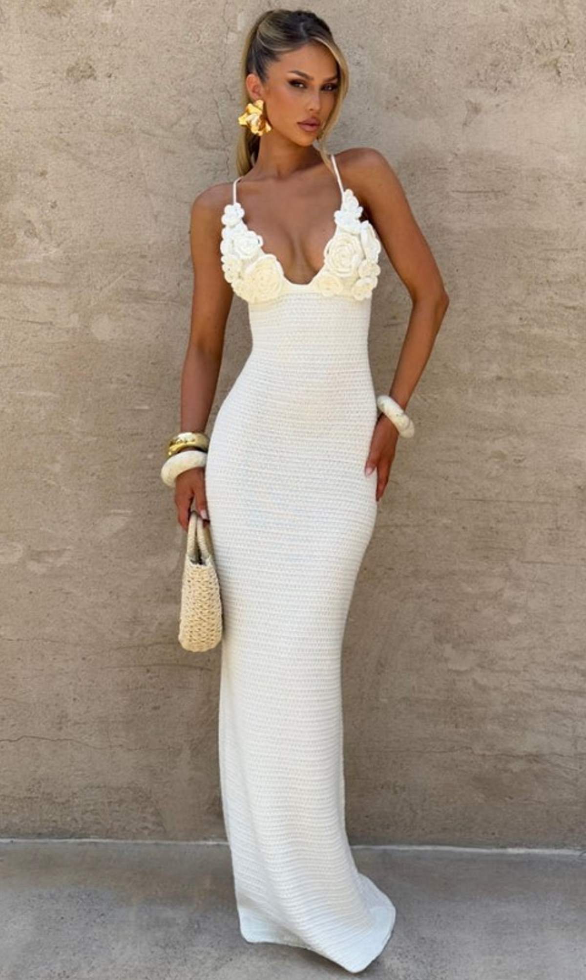 πλεκτό φόρεμα