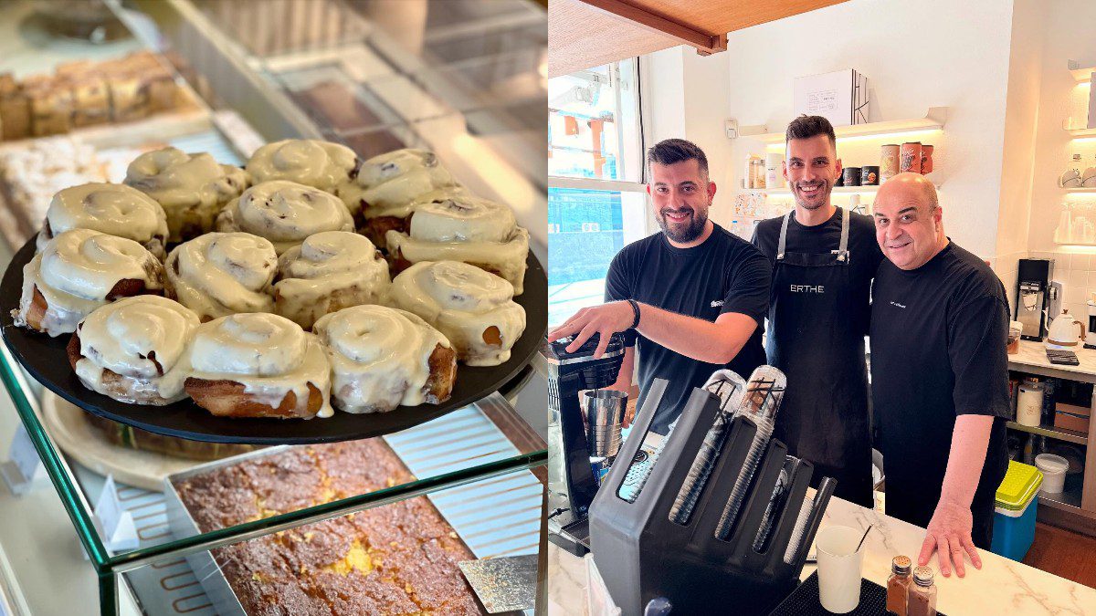 Ο μάρκος σεφερλής στο μαγαζί του στο Μαρούσι