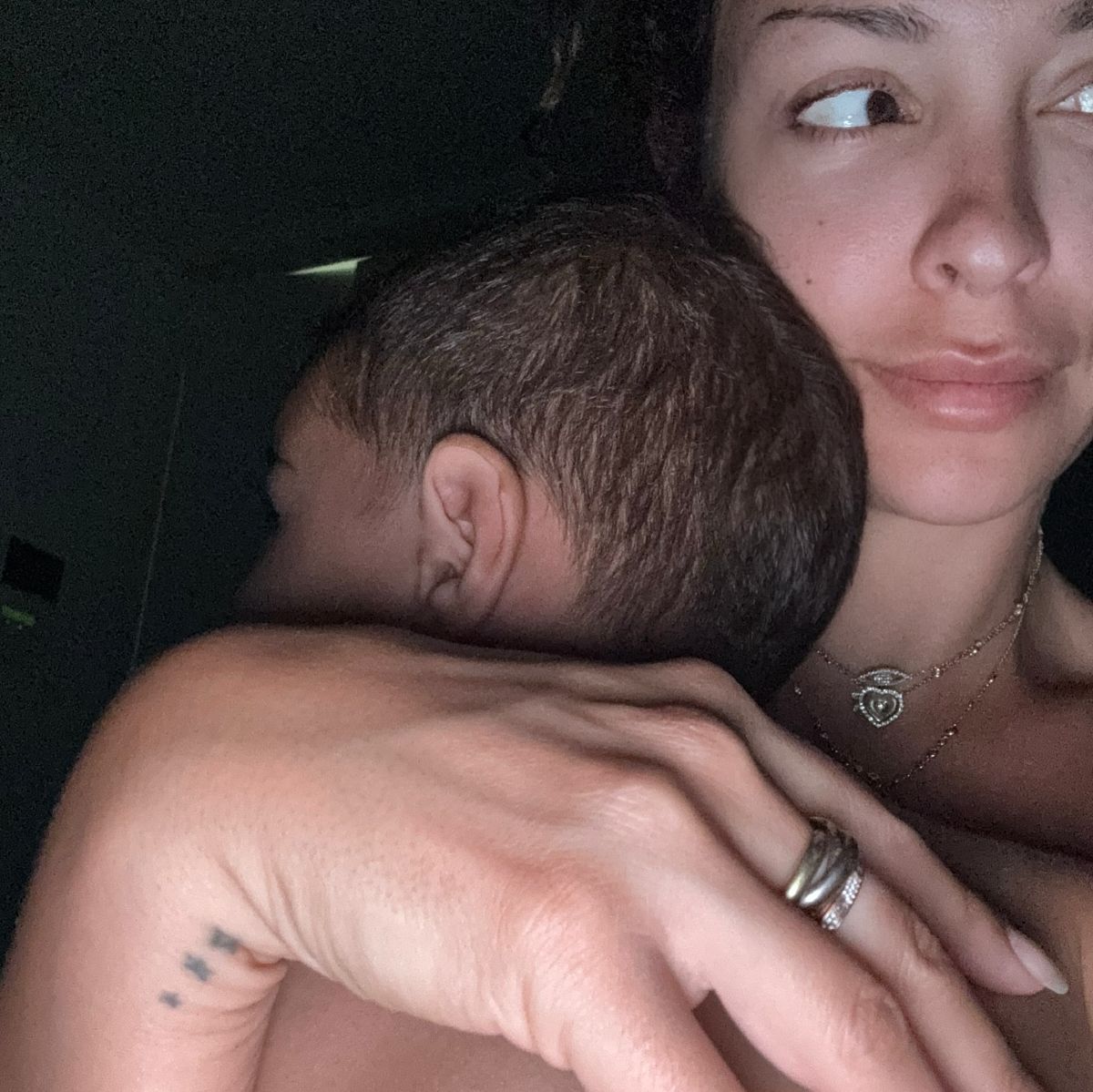 Η Ελένη Φουρέιρα με τον γιο της