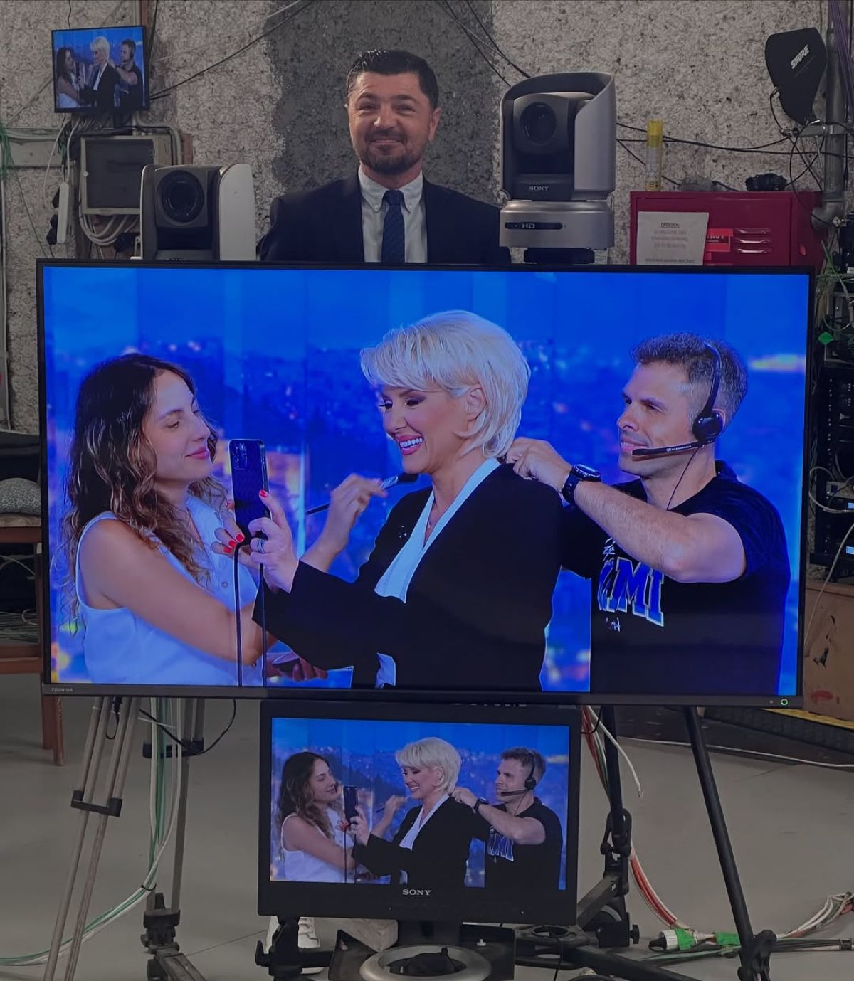 Η Εύη Φραγκάκη στα backstage του Action 24