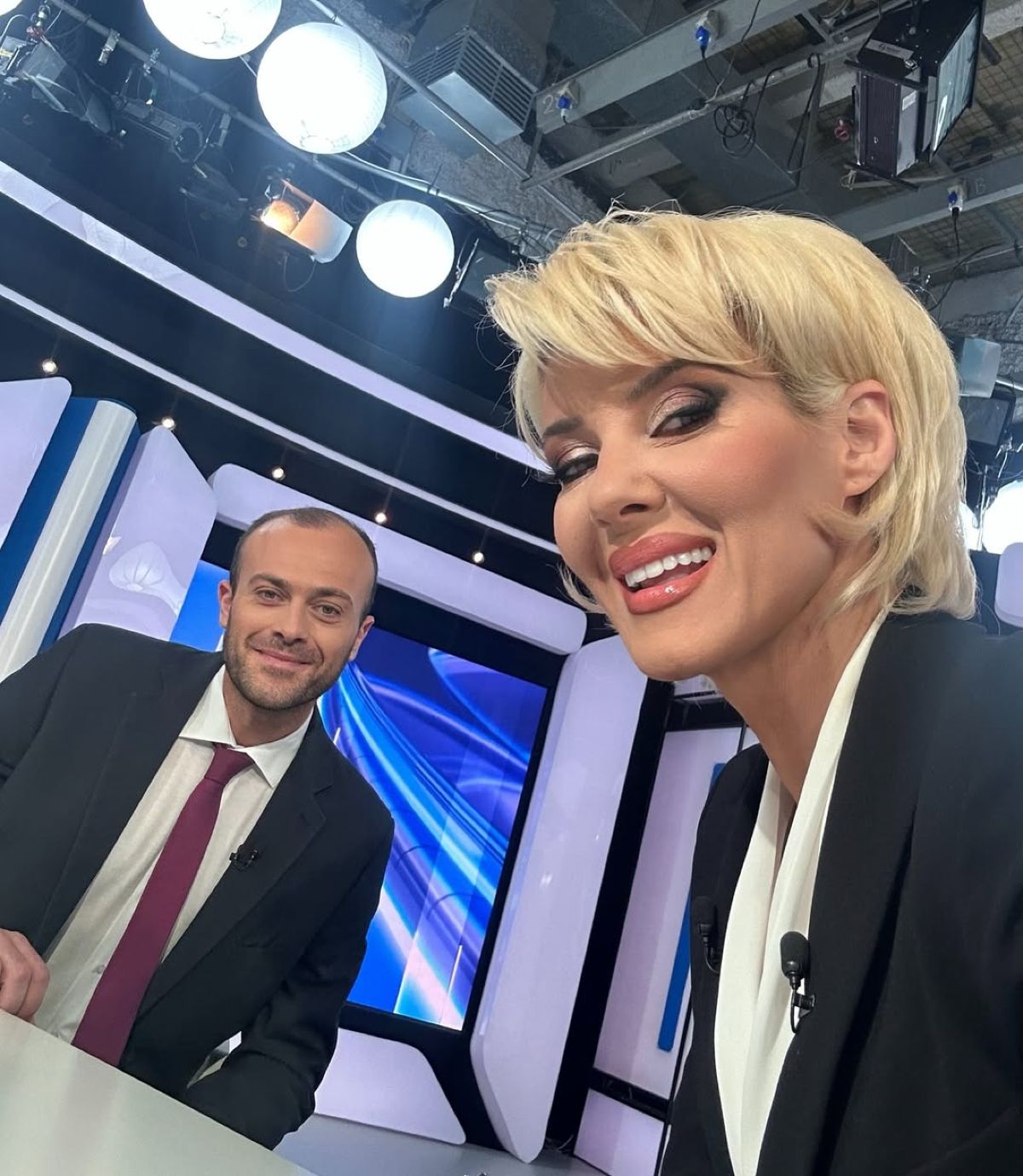 Η Εύη Φραγκάκη και ο συνεργάτης της