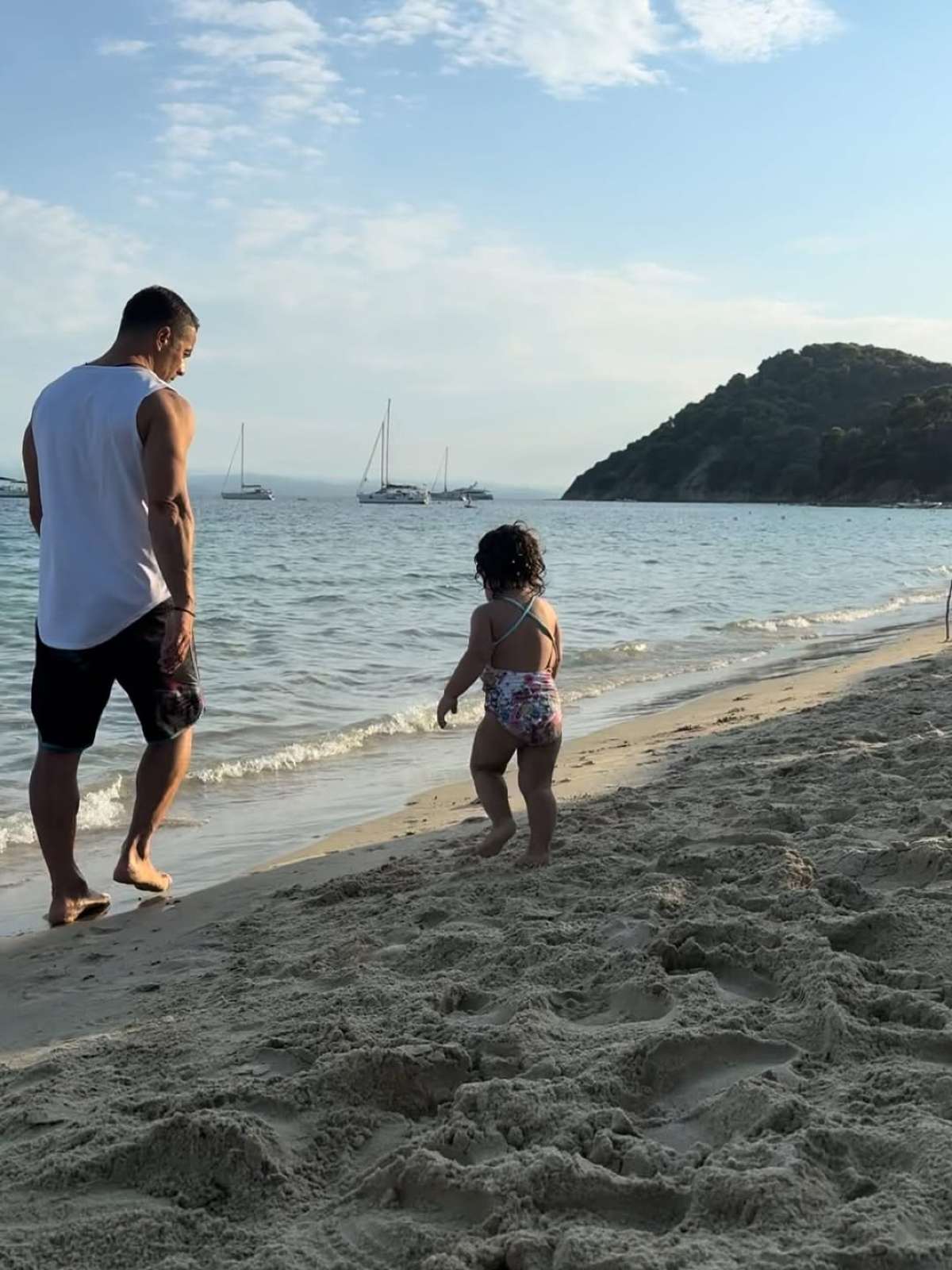 Ο Γιώργος Αγγελόπουλοε με την κόρη του