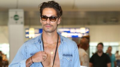 Ο Γιώργος Καράβας στο αεροδρόμιο Ελευθέριος Βενιζέλος