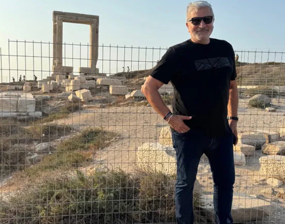 Ο Γιώργος Πατούλης και η Νάνσυ Κοίλου στη Νάξο