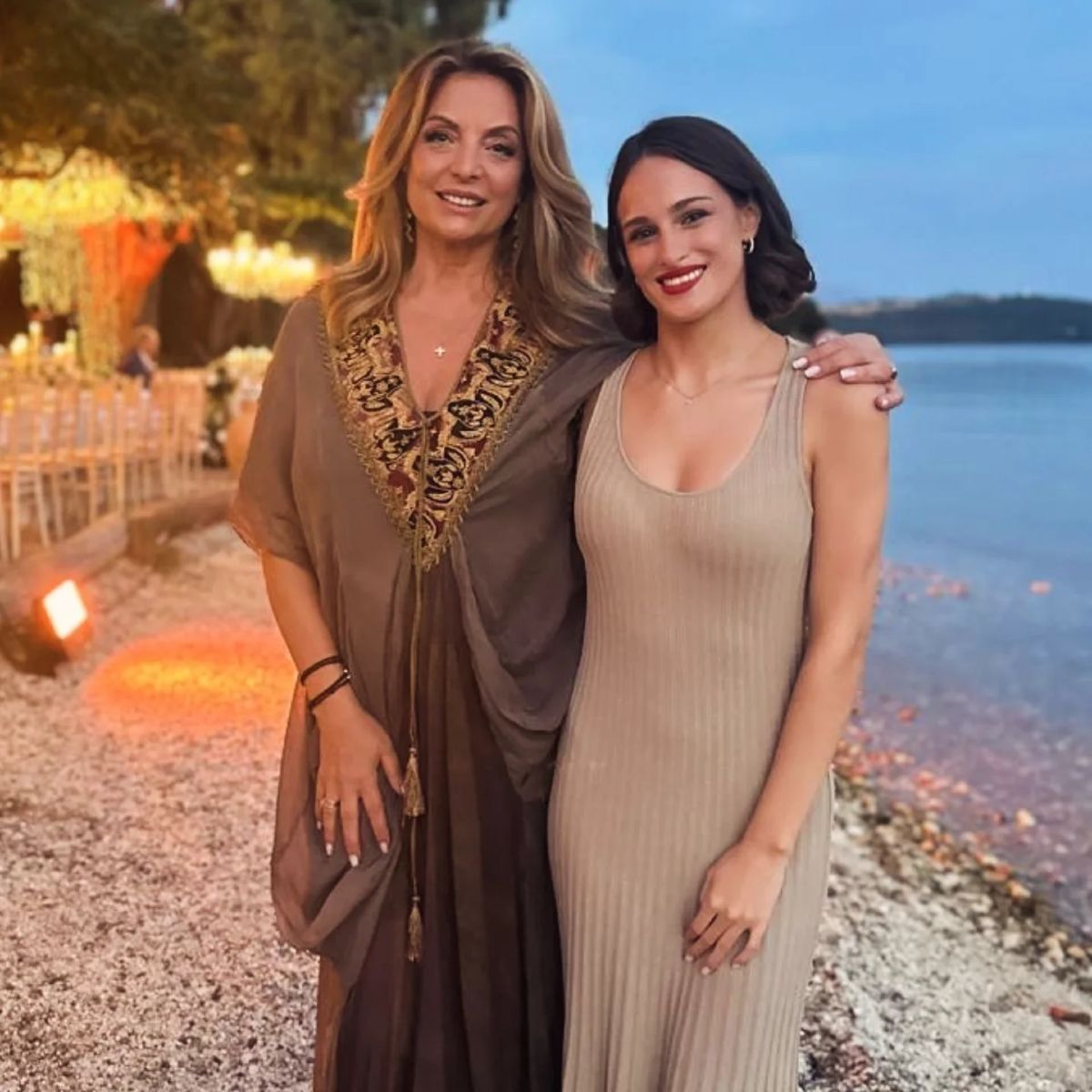 Η Άντζελα Γκερέκου με την κόρη της, Μαρία