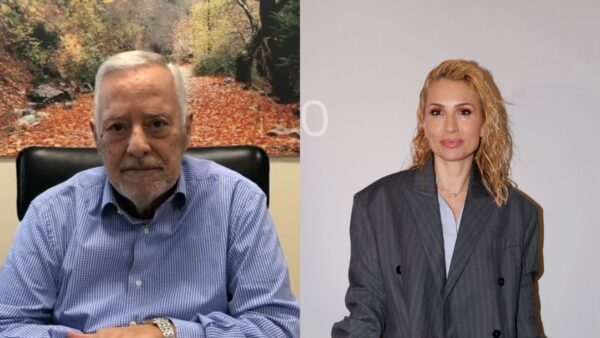 Ο Αντώνης Καλογήρου και η Μαρία Ηλιάκη