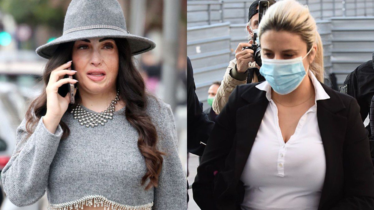 Η Ιωάννα Παλιοσπύρου και η Έφη Κακαραντζούλα