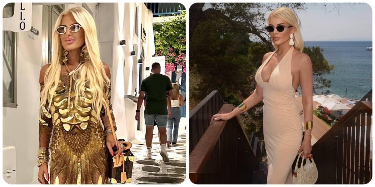 Μαρίνα Πατούλη και Κατερίνα Καινούργιου σε κολάζ