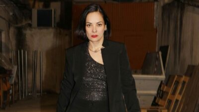 Η Κατερίνα Τσάβαλου σε δημόσια έξοδό της