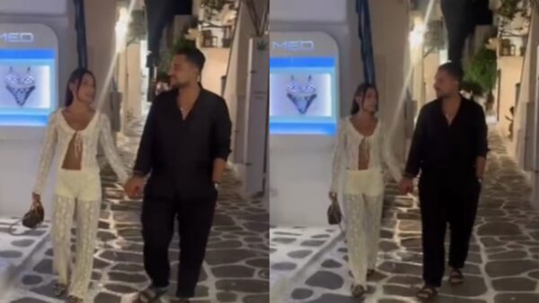 Ο Σάκης Κατσούλης και η Μαριαλένα Ρουμελιώτη στη Μύκονο